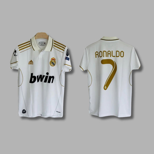 Real Madrid 2011/12 Home Jersey Ronaldo Half sleeve collar Sublimation-P409 | Jersey Kada
