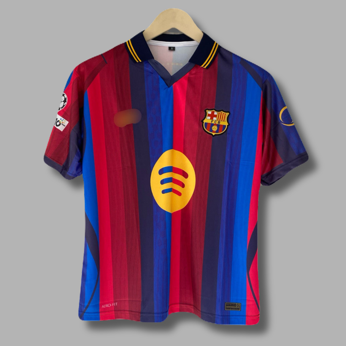 Yamal Barcelona Home kit 2026/27 Five Sleeve collar Embroidery- P2482 | Jersey Kada