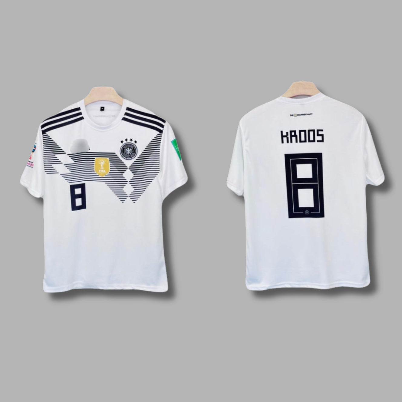 Germany 2018 World Cup Home T.Kroos  Half Sleeve Embroidery P1532 | Jersey Kada