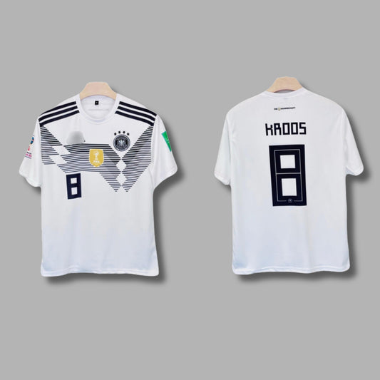 Germany 2018 World Cup Home T.Kroos  Half Sleeve Embroidery P1532 | Jersey Kada
