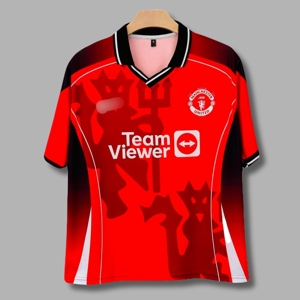 Ronaldo Manchester united Home Five Sleeve collar Sublimation Jersey - P2644 | Jersey Kada