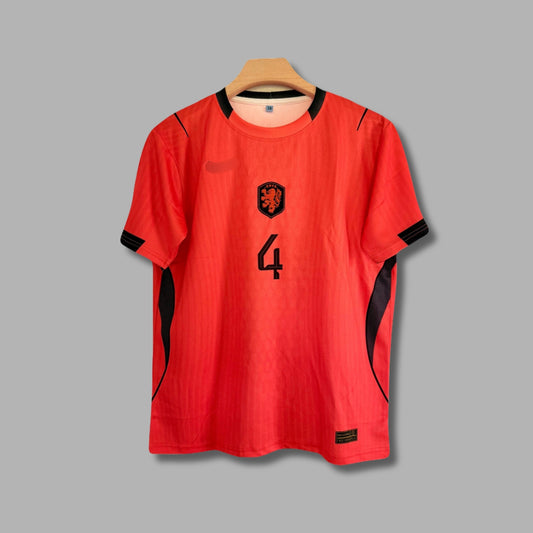 Netherland 2026 WorldCup Away Virgil Van dijik Half Sleeve Embroidery P1852 | Jersey Kada