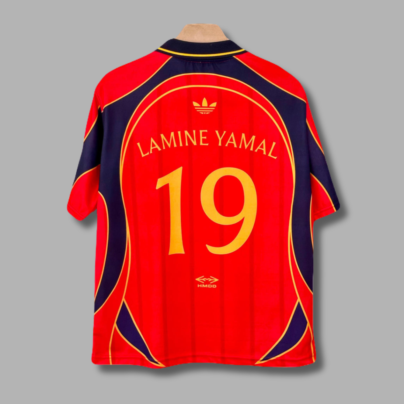 Lamine Yamal Spain Five Sleeve Collar Sublimation- P2361 | Jersey Kada
