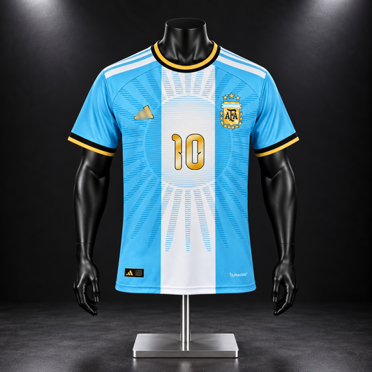 Messi Argentina 2026 Last Match Half Sleeve Sublimation jersey - P2656| Jersey Kada