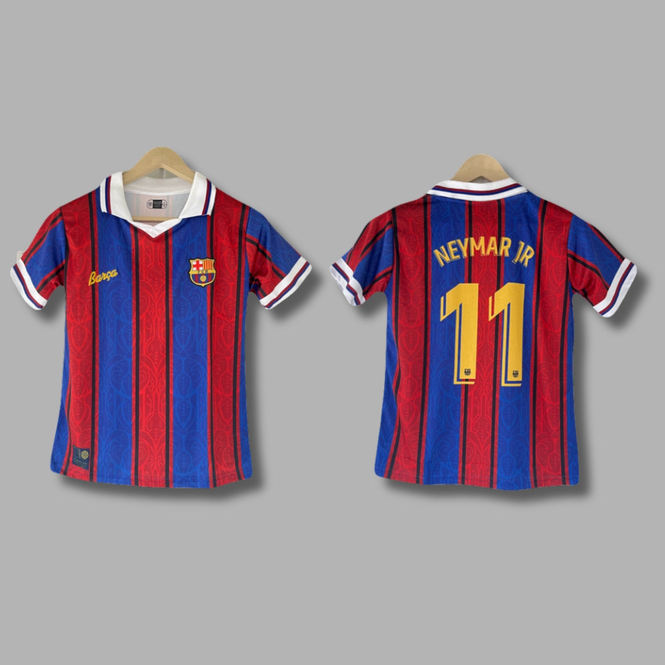 Barcelona 125th Anniversary Neymar Edition Half Sleeve Embroidery P1832 | Jersey Kada
