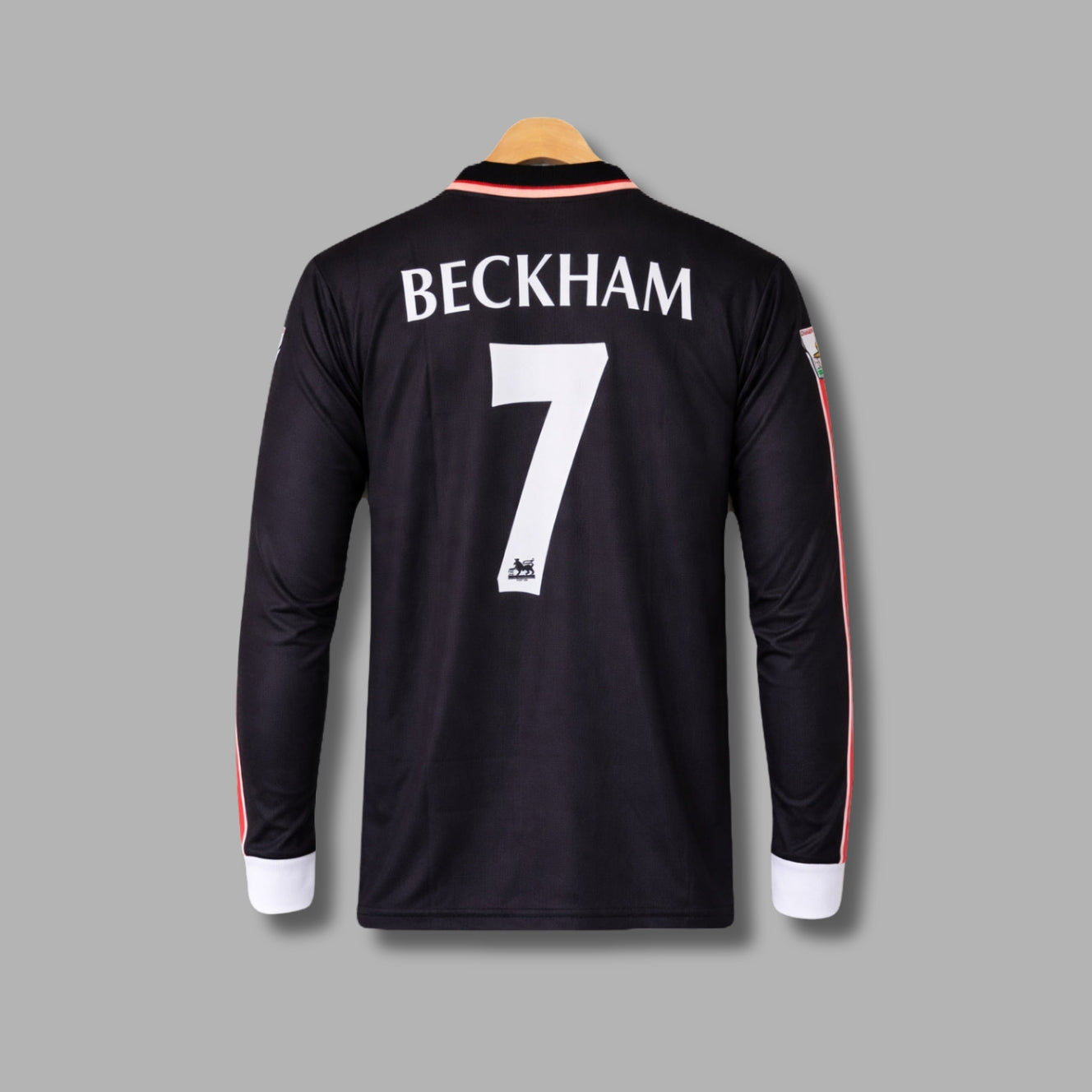 Man United 1998 Beckham Away  zip type Full Sleeve Collar Embroidery P1473 | Jersey Kada