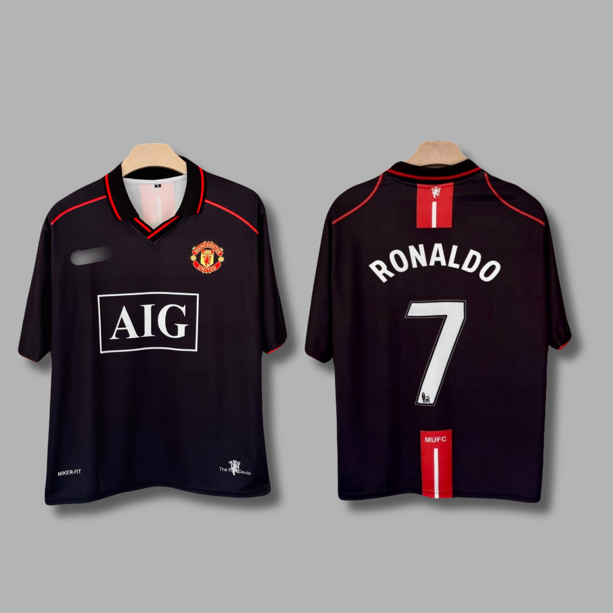 Ronaldo Manchester United Five sleeve Collar Sublimation jersey - P2567 | Jersey Kada