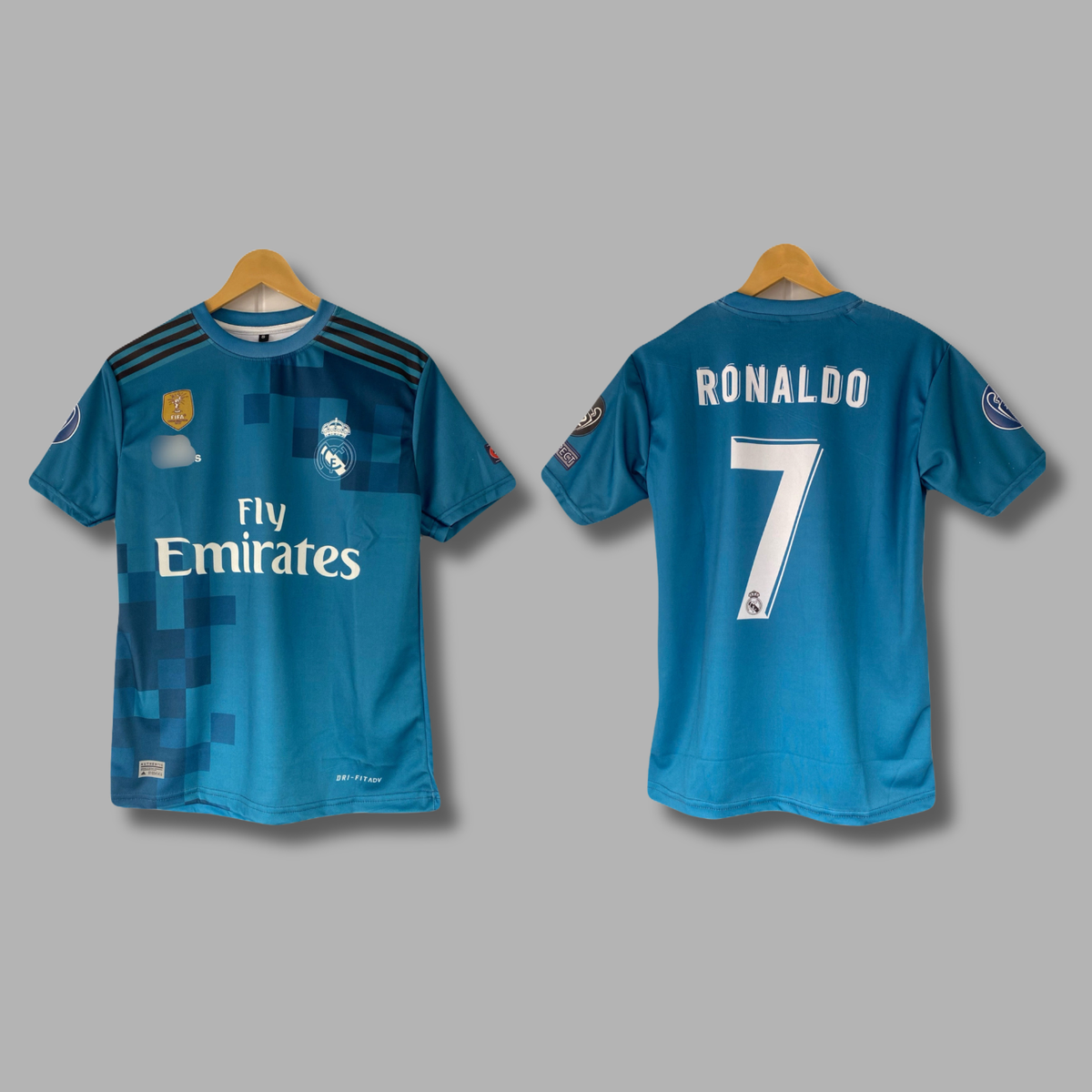 Ronaldo Realmadrid 2017/18 third kit - P2673 | Jersey Kada
