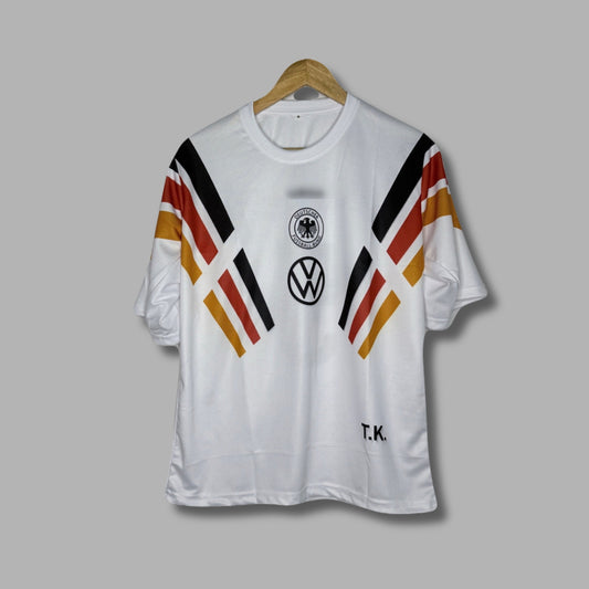 Germany 1996 Beckenbauer Home Five Sleeve Sublimation | Jersey Kada