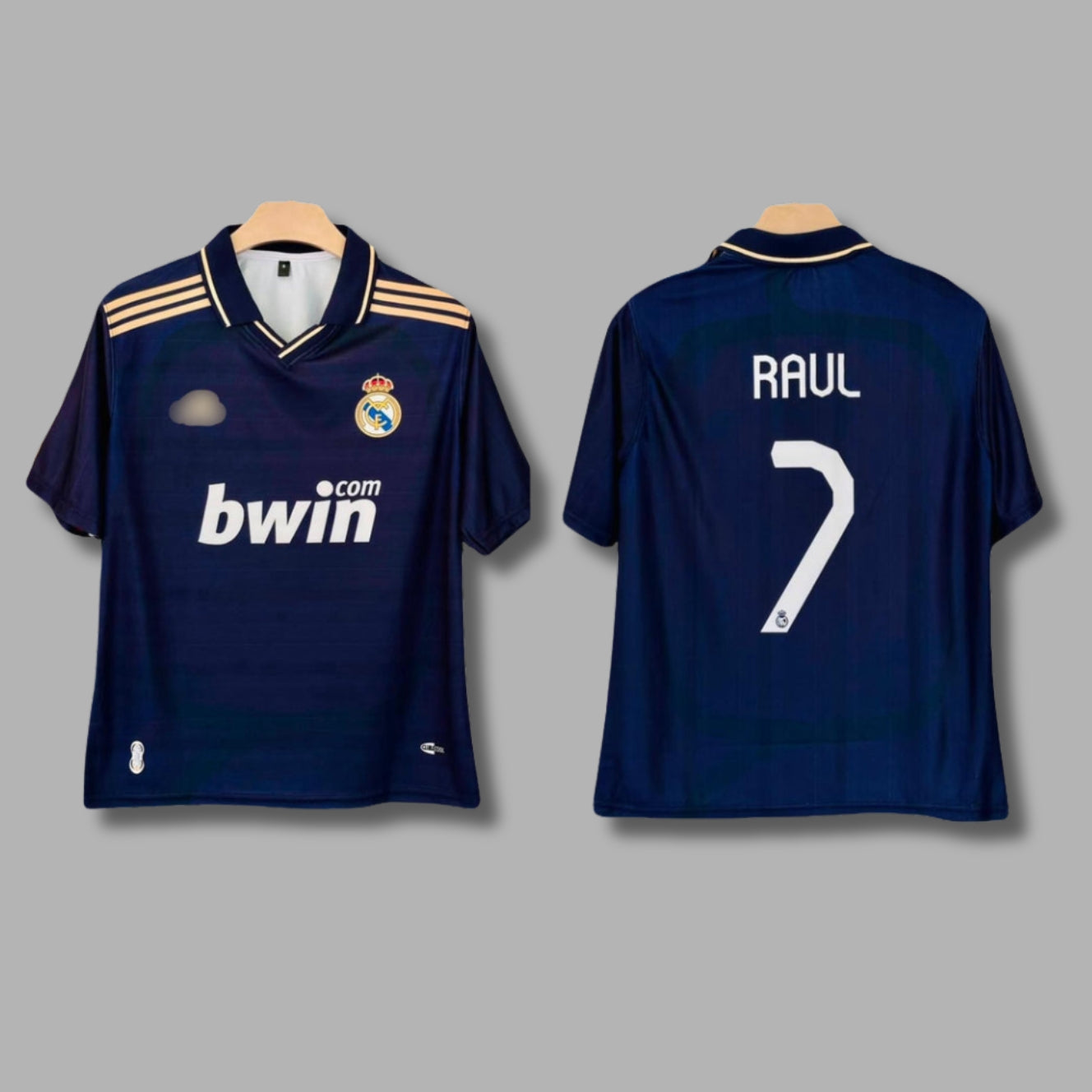 Real Madrid Raul Five Sleeve Collar Sublimation- P2165 | Jersey Kada