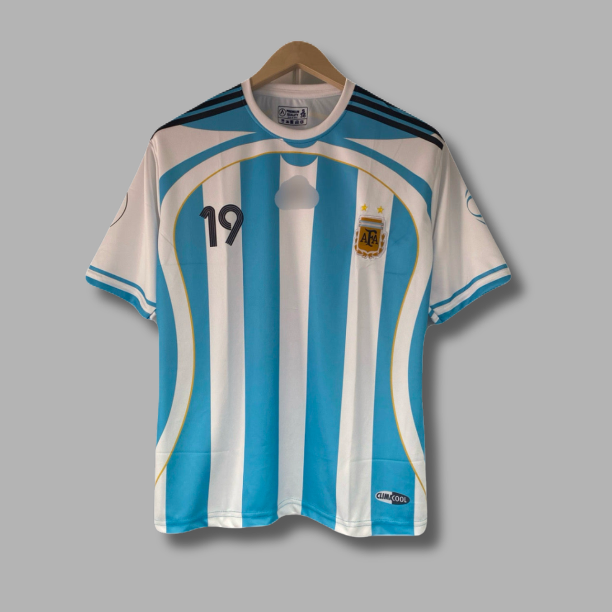 Messi Argentina Home Five sleeve Embroidery Jersey - P2590 | Jersey Kada