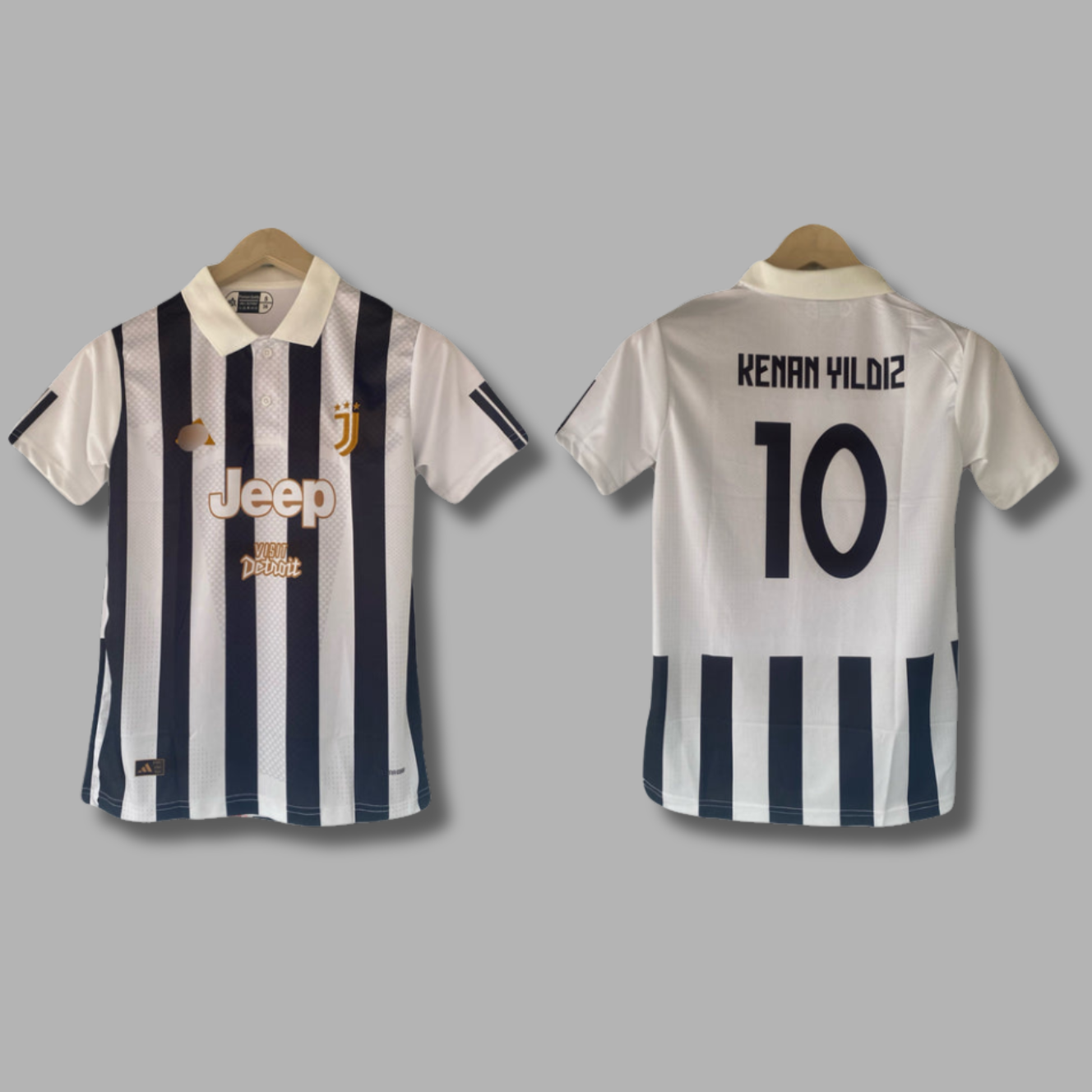 Kenan Yildiz Juvantus 2026-27 Home Half Sleeve Collar Embroidery- P2390 | Jersey Kada