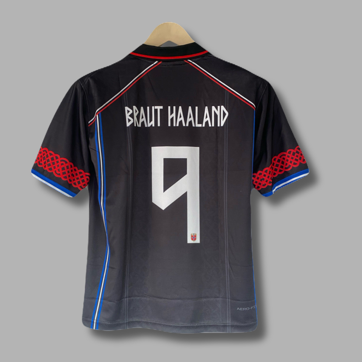 Halland Norway Away kit Five sleeve Collar Sublimation - P2545 | Jersey Kada