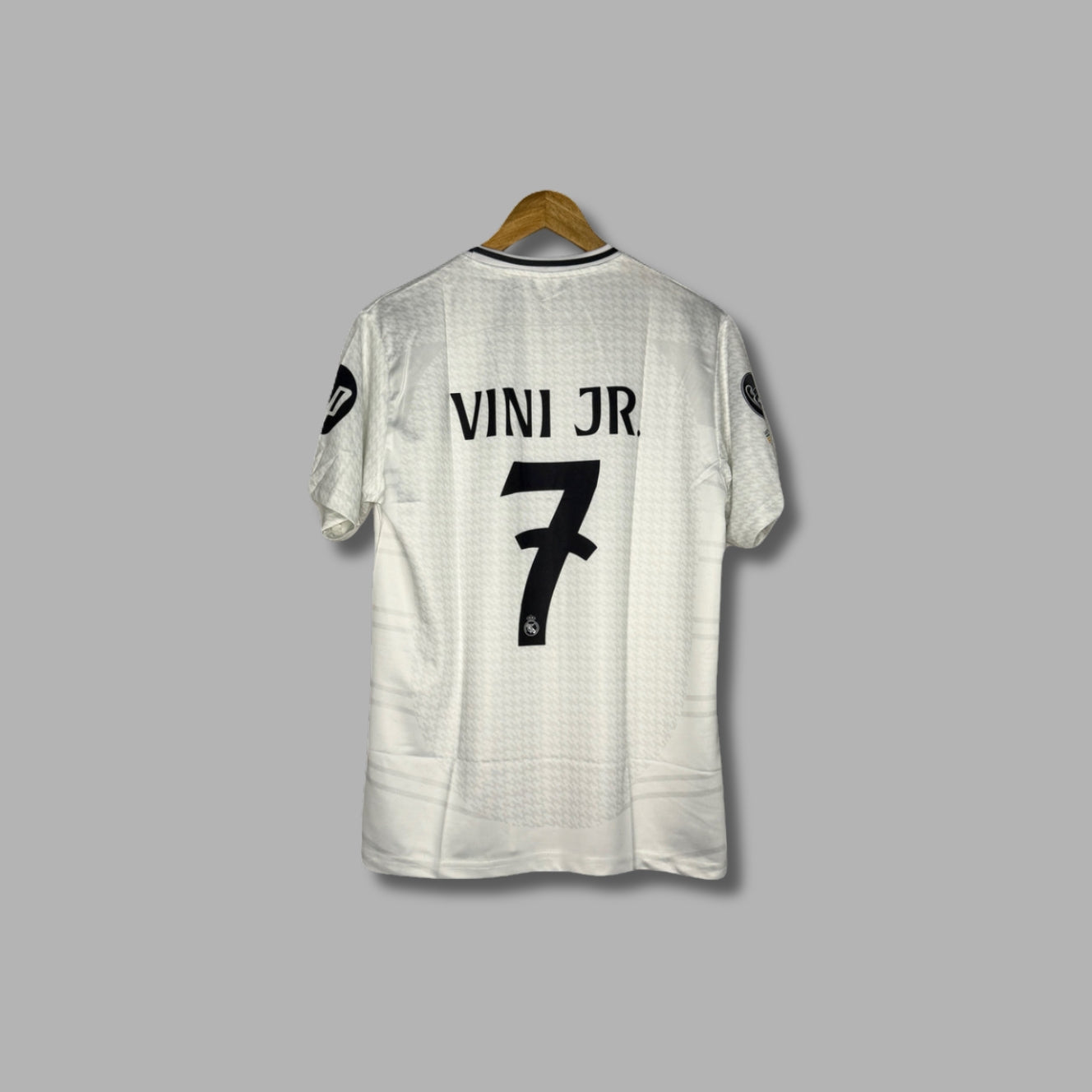 Real Madrid 2024-25 Home Kit Vini Jr Half sleeve Sublimation - P614 | Jersey Kada