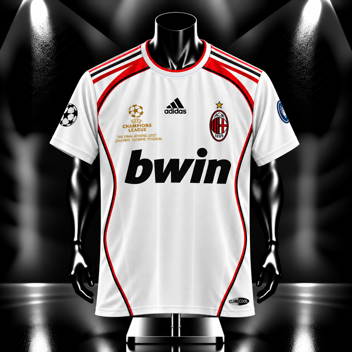 Ac milan 2006-07 Away kit Kaka Embroidery Half sleeve- P2577 | Jersey Kada