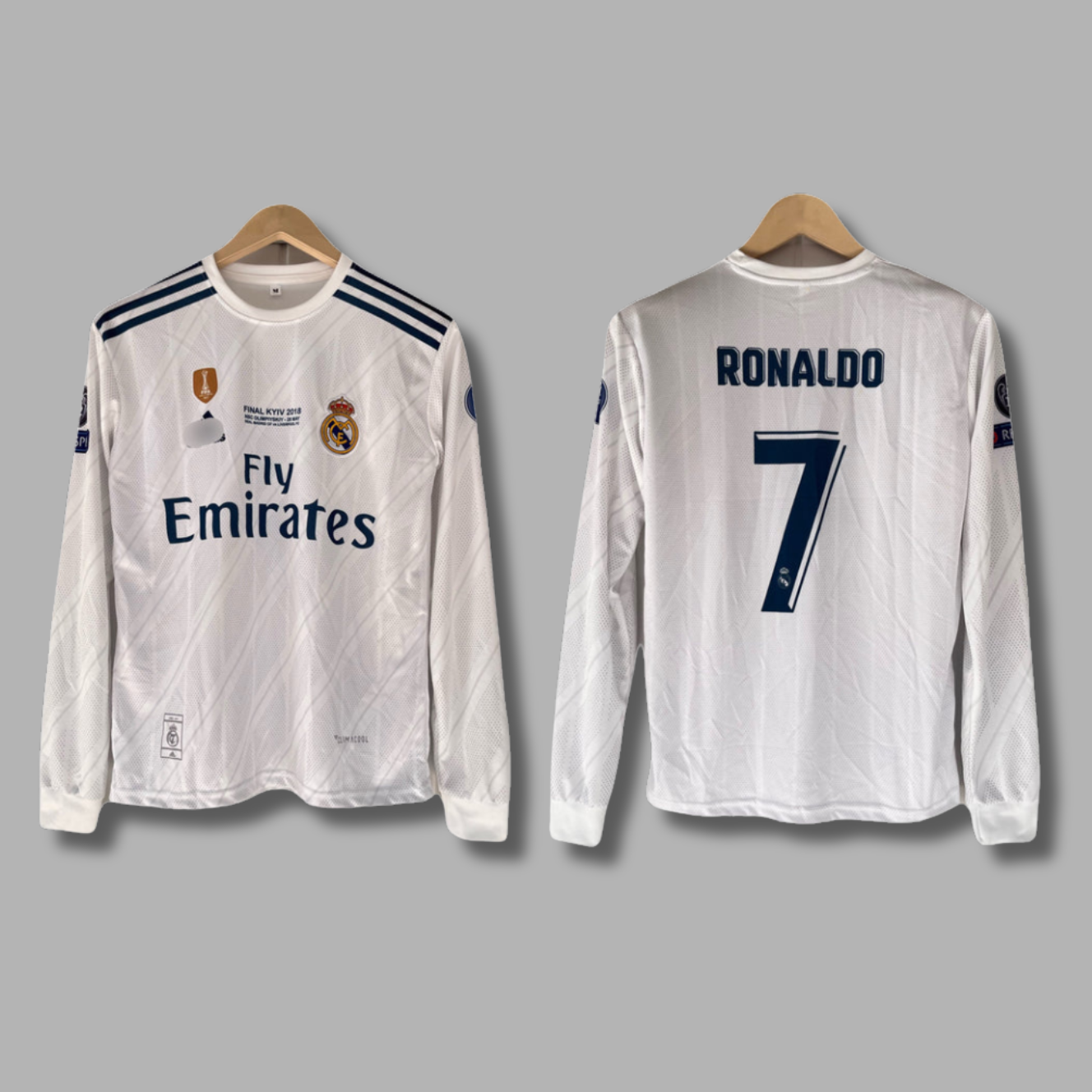 Ronaldo Realml Madrid 2018 UCL FINAL EDITION Full Sleeve Embroidery -P2369 | Jersey Kada