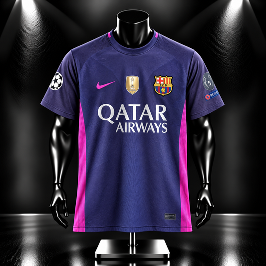 Barcelona 2016-17 away jersey Messi  Half sleeve Embroidery P1186| Jersey Kada