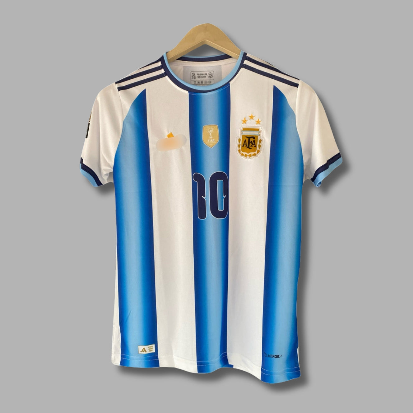 Argentina 2026 WorldCup Messi Half Sleeve Embroidery - P2078 | Jersey Kada