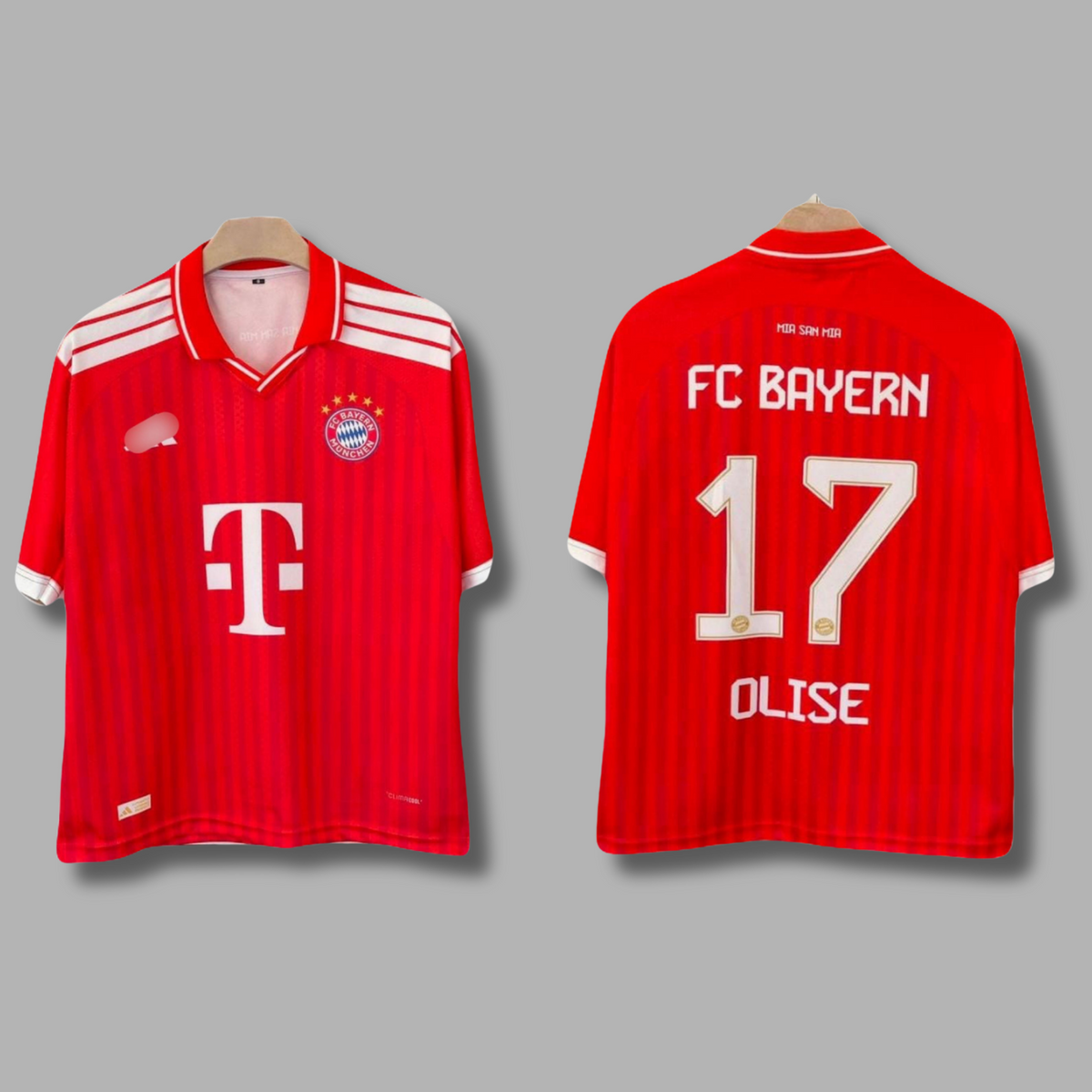 Olise Bayern Five sleeve Collar Sublimation jersey - P2636| Jersey Kada