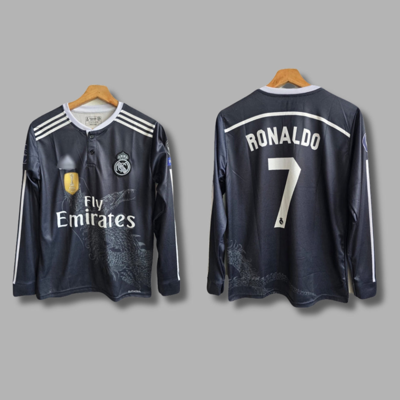 Real Madrid 2014/15 Third  Ronaldo Full Sleeve Embroidery P1512 | Jersey Kada