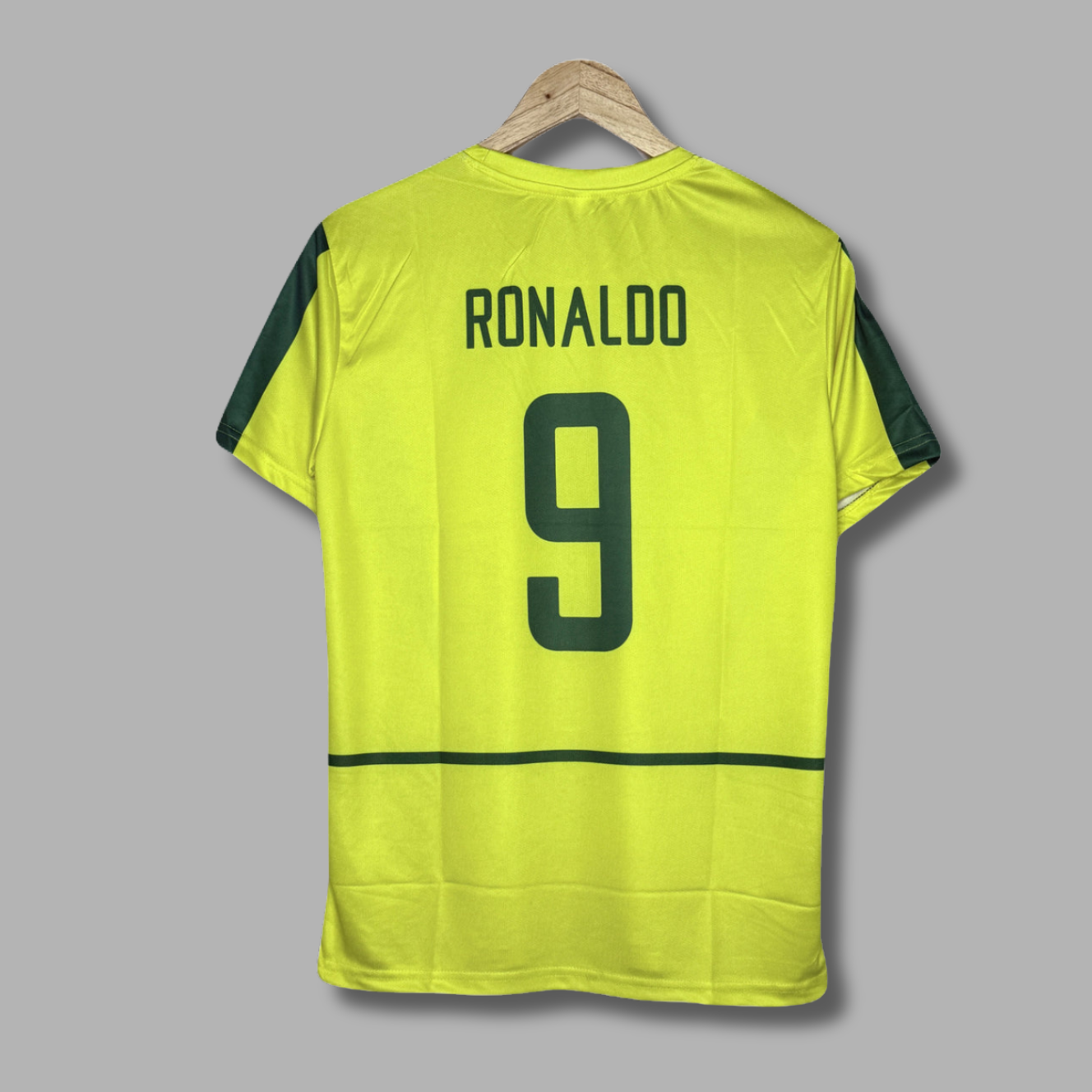 Ronaldo Nazario Brazil 2002 Home Half Sleeve Sublimation - P983 | Jersey Kada