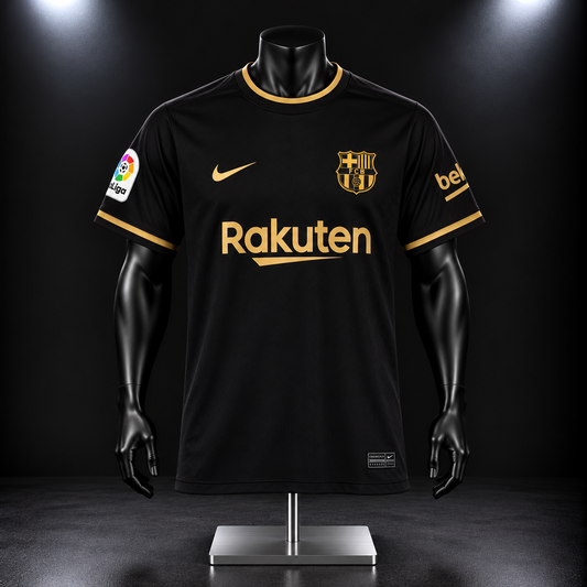 Barcelona Messi 2020-21 Away Half Sleeve Embroidery Jersey - P2710 | Jersey Kada