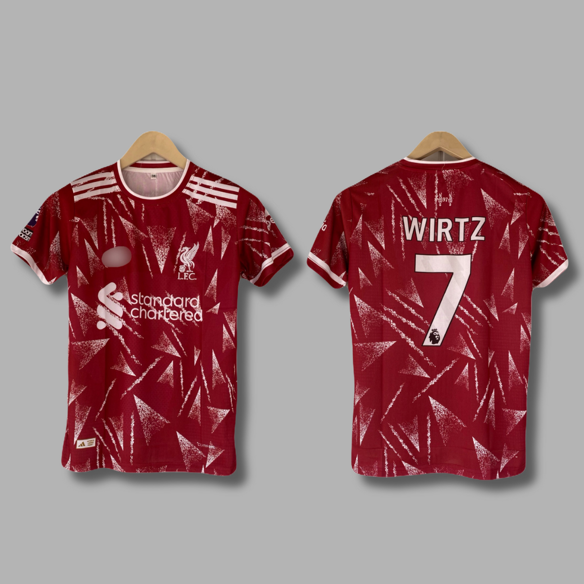Wirts Liverpool 2026/27 home kit Half sleeve embroidery jersey - P2603 | Jersey Kada
