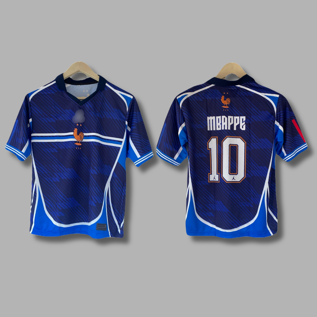 Mbappe France Five sleeve Collar Sublimation jersey- P2205 | Jersey Kada