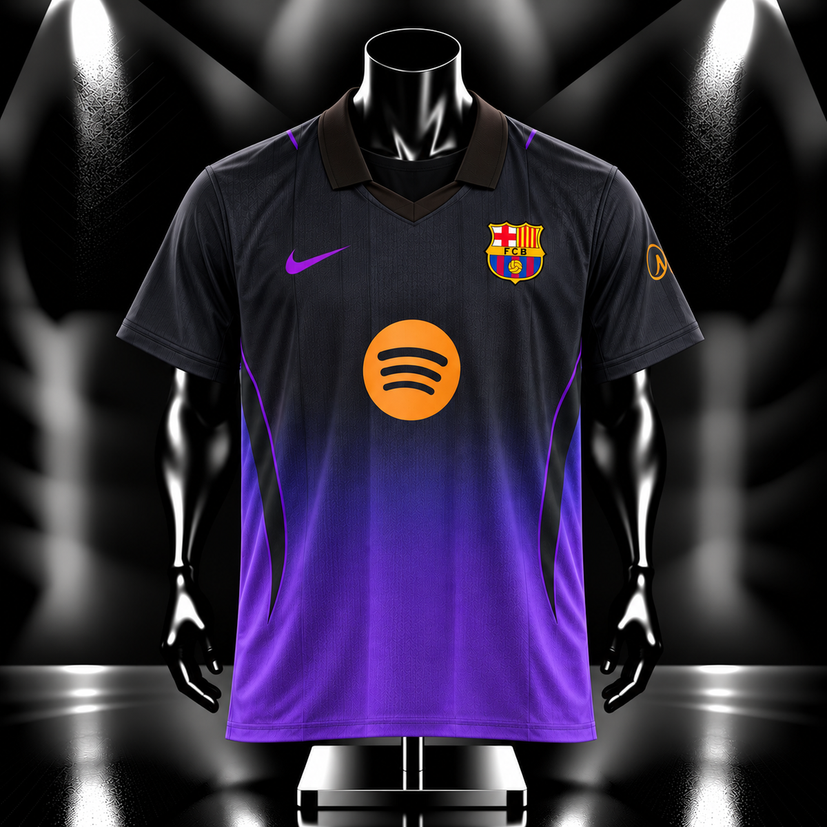 Yamal Barcelona 2026-27 Away half sleeve Embroidery Jersey - P2556 | Jersey Kada