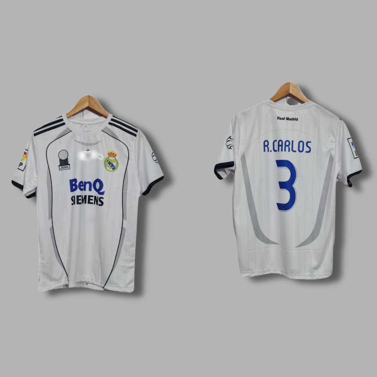 Real madrid Roberto carlos vintage half sleeve P19 | Jersey Kada