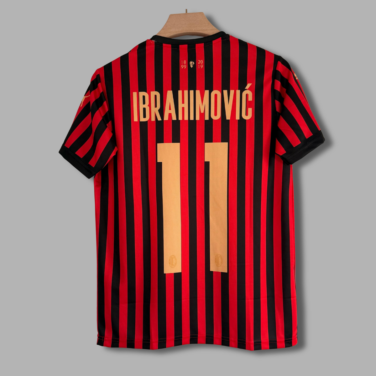 Ac Milan 120th Anniversary Special Edition Kit Ibrahimovic Half Sleeve - P1221 | Jersey Kada
