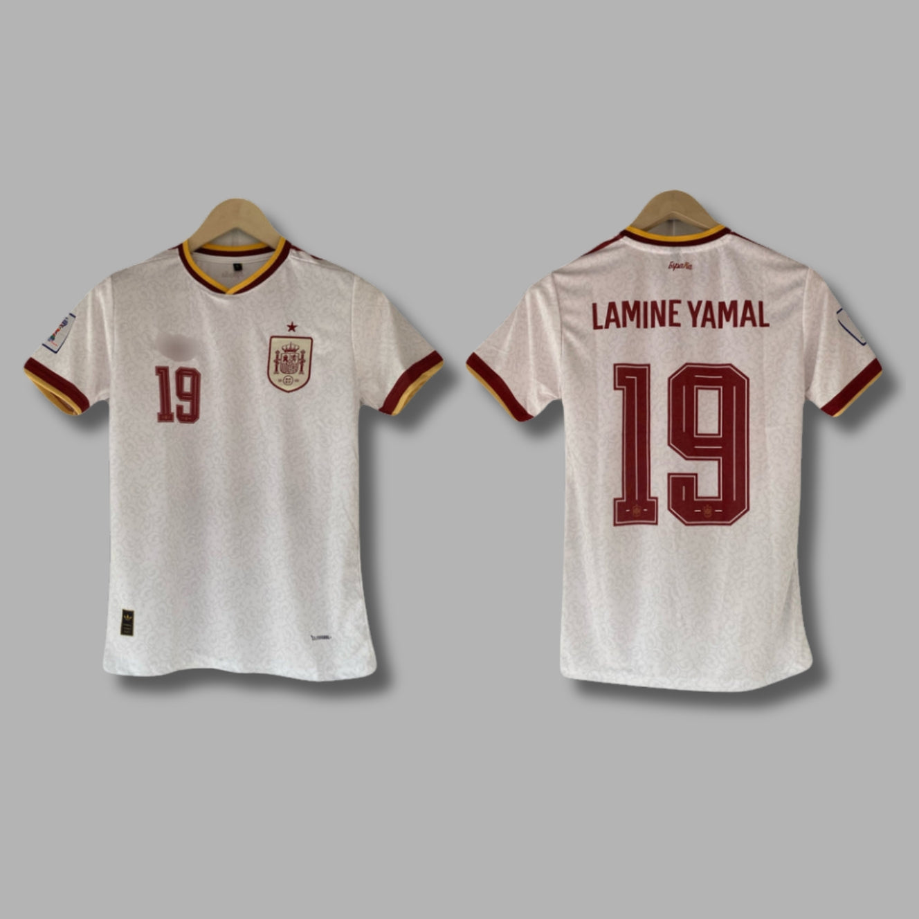 Spain 2026 WorldCup Lamine Yamal  Home Half Sleeve Embroidery | Jersey Kada