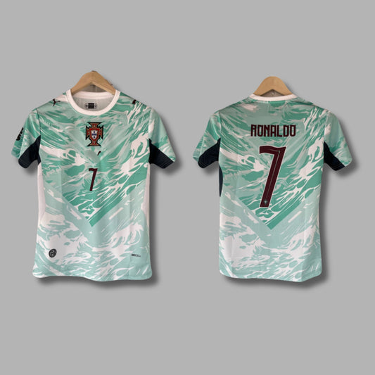 Portugal 2026 WorldCup Ronaldo Away Half Sleeve embroidery | Jersey Kada