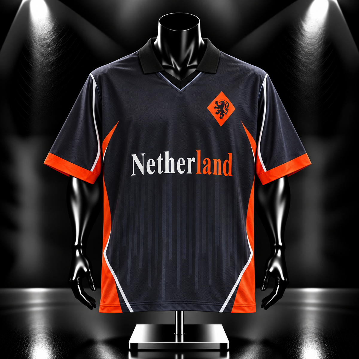 Cruyff Netherlands Five Sleeve Collar Sublimation- P2207 | Jersey Kada