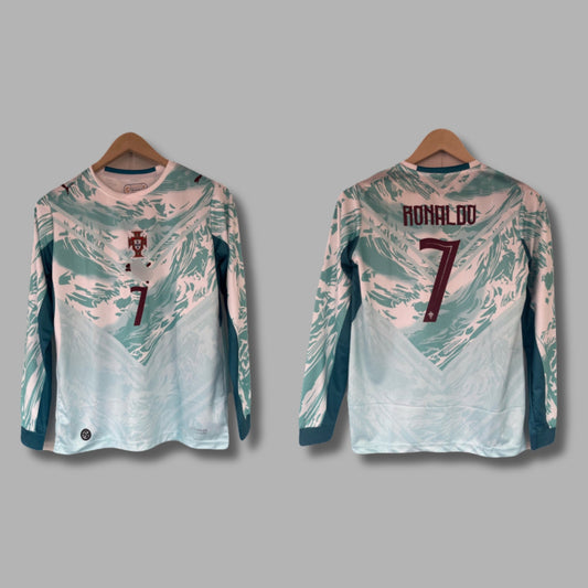 Portugal 2026 worldcup Ronaldo Full Sleeve Embroidery - P2121 | Jersey Kada