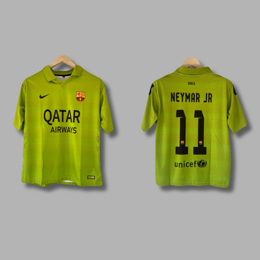 Barcelona 2014/15 Neymar jr Third Five Sleeve Collar Sublimation P1464 | Jersey Kada