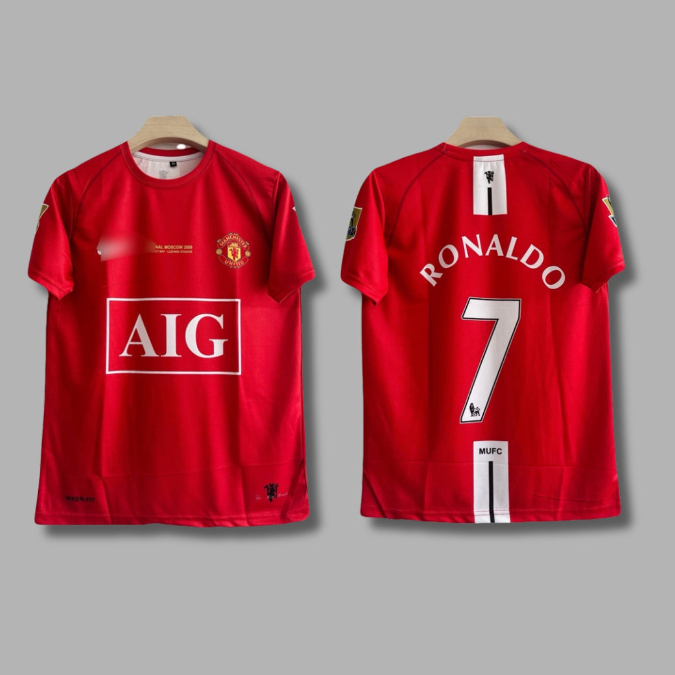 Man United Ronaldo 2008 Vintage UCL Final Edition Half sleeve Sublimation P15 | Jersey Kada