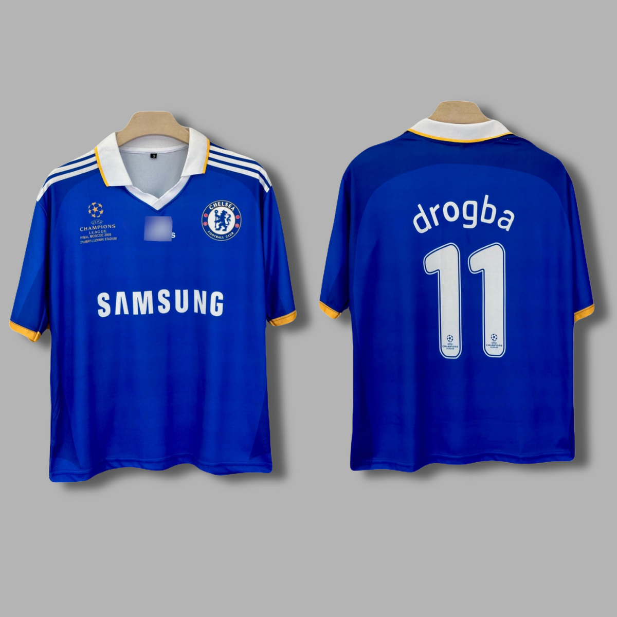 Chelsea 2008-09 Home kit Drogba Five sleeve P1122 | Jersey Kada