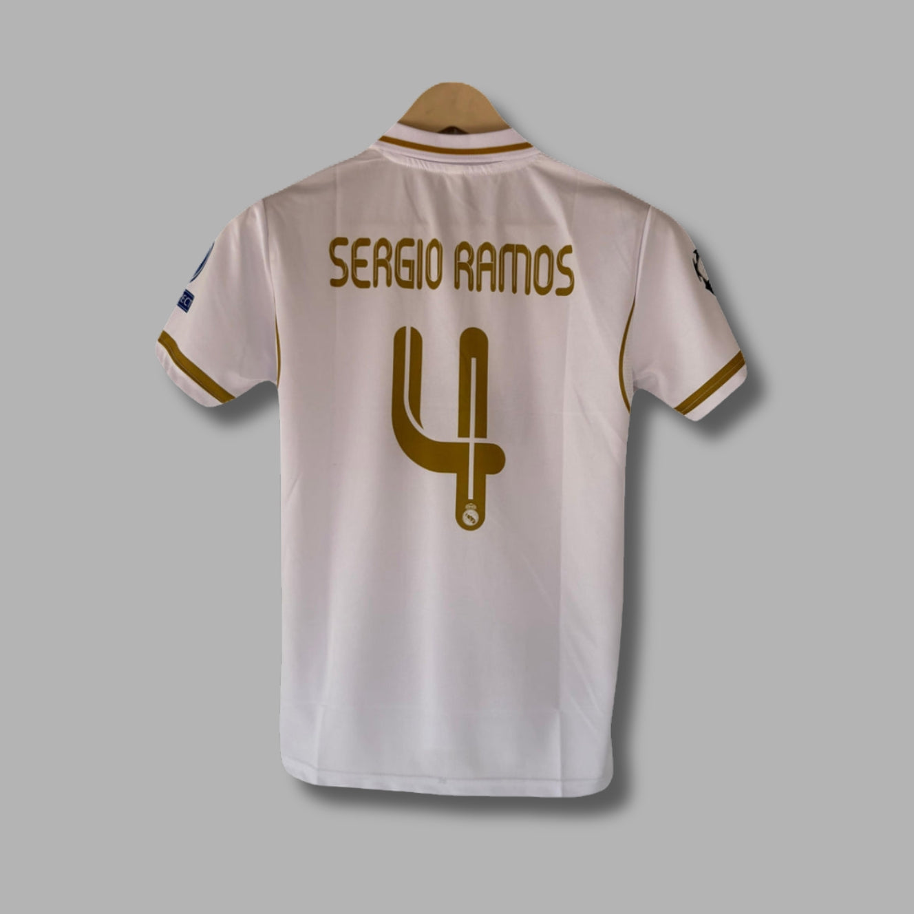 Real madrid 2018 Sergio Ramos  Half  Sleeve Collar Sublimtion p1600 | Jersey Kada