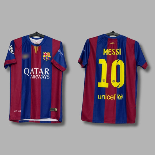Barcelona 2015 Home Messi Half Sleeve Sublimation P20 | Jersey Kada