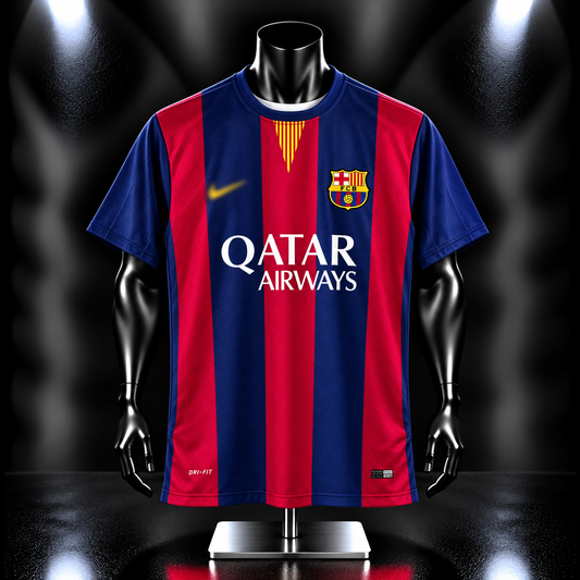 Barcelona 2015 Messi Half Sleeve Embroidery - P1035 | Jersey Kada