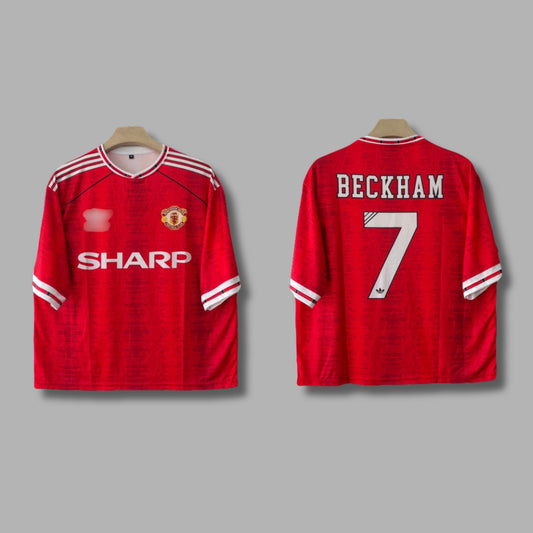 Man United 2006 Home Beckham Five Sleeve Sublimation P1767 | Jersey Kada