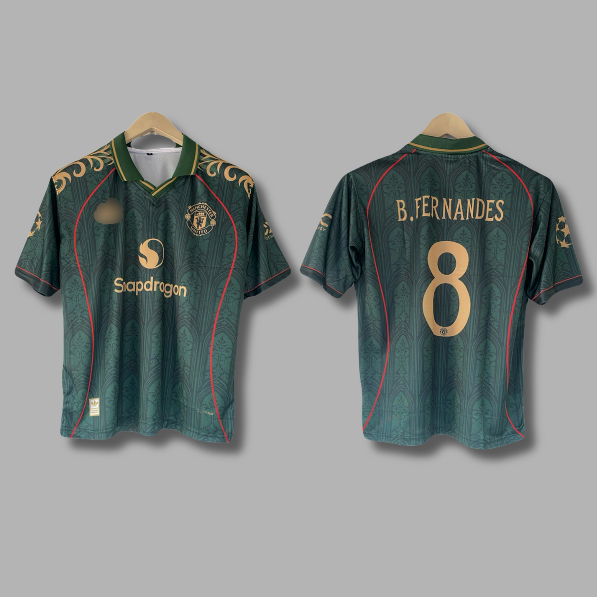 Bruno Fernandes Manchester United special kit  Five sleeve Collar Sublimation - P2542 | Jersey Kada