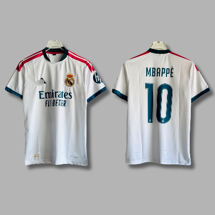 Mbappe Real Madrid 2026-27 Home Half Sleeve Embroidery- P2261 | Jersey Kada
