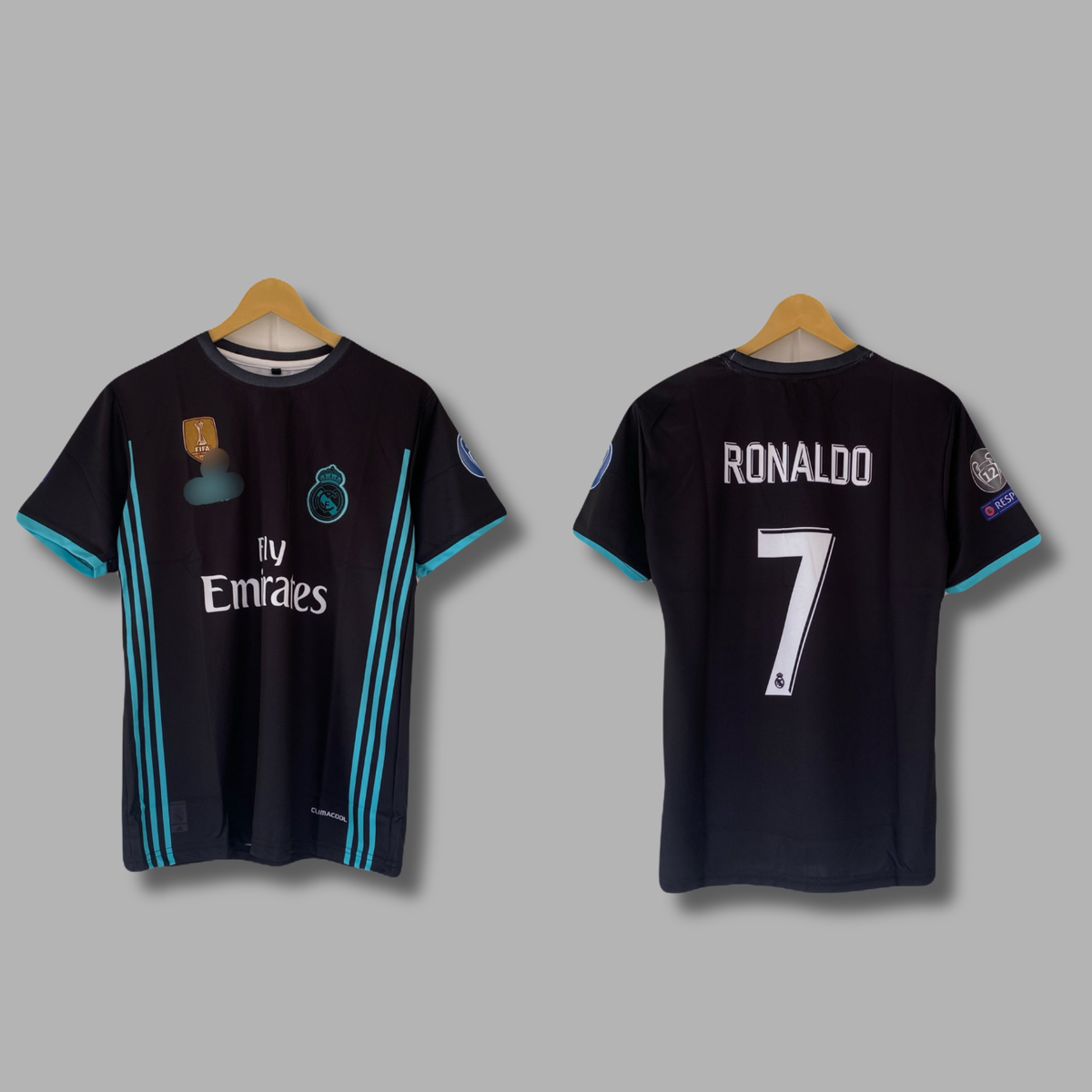 Ronaldo Real Madrid Half Sleeve Embroidery Jersey - P2730 | Jersey Kada