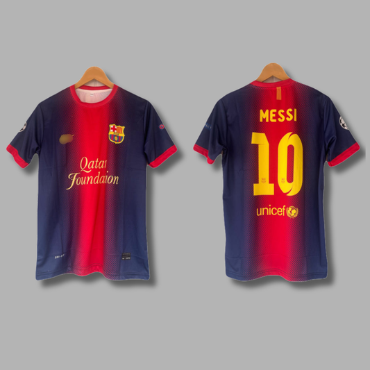 Messi Barcelona 2011-12 Home Half Sleeve Sublimation -  P2298 | Jersey Kada