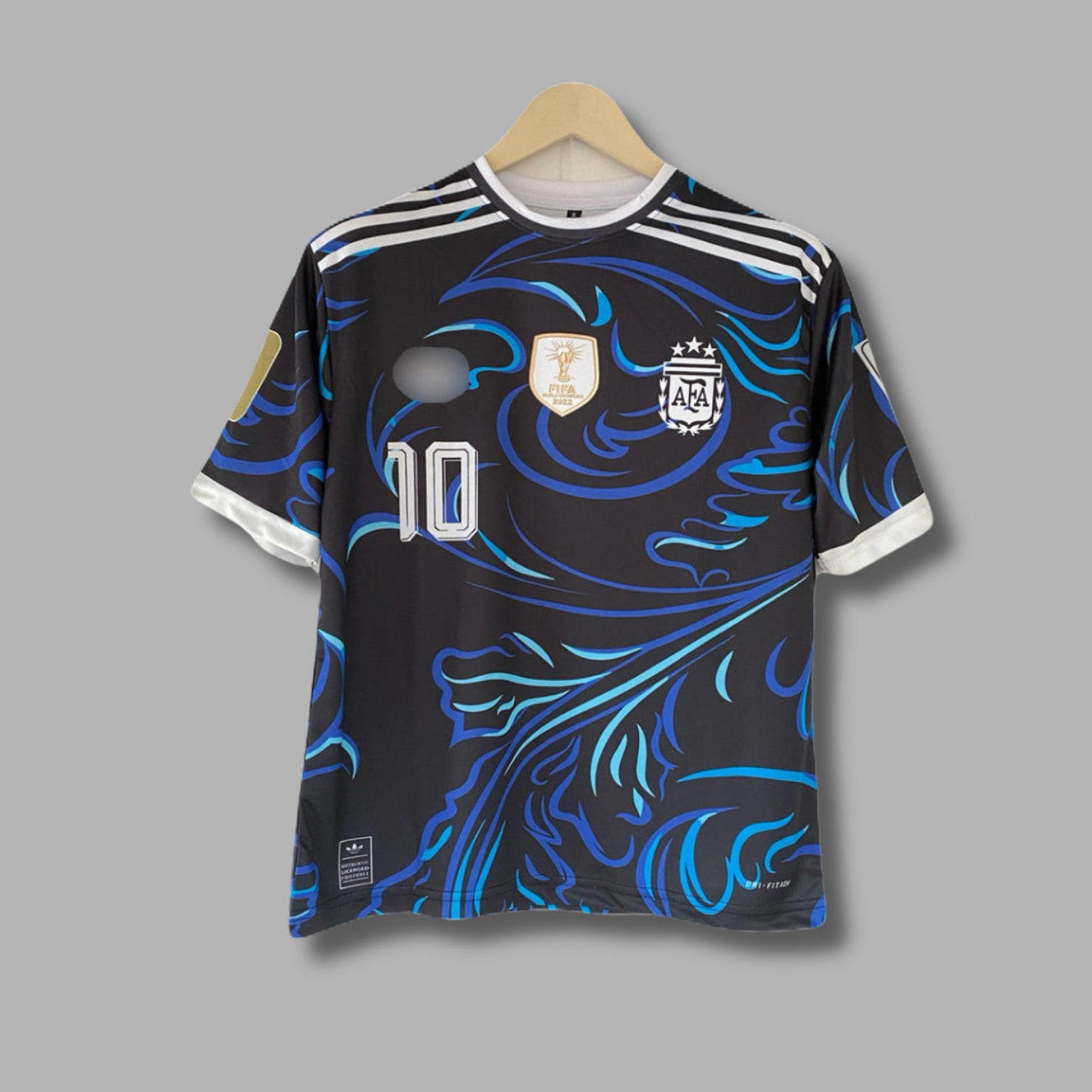 Argentina 2026 Worldcup Messi Away Five Sleeve Sublimation - P2100 | Jersey Kada
