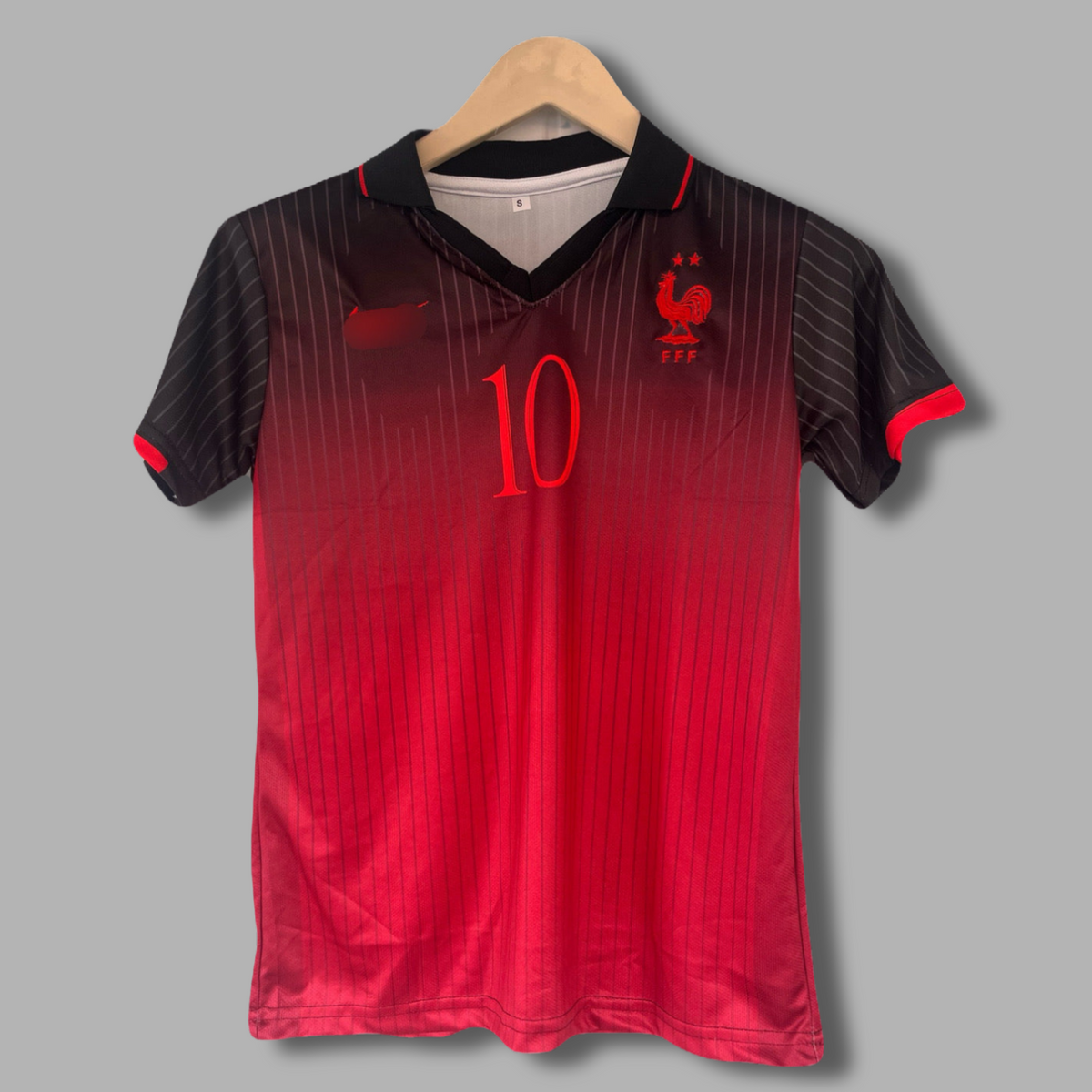 Mbappe France Half sleeve collar Embroidery - P2284 | Jersey Kada