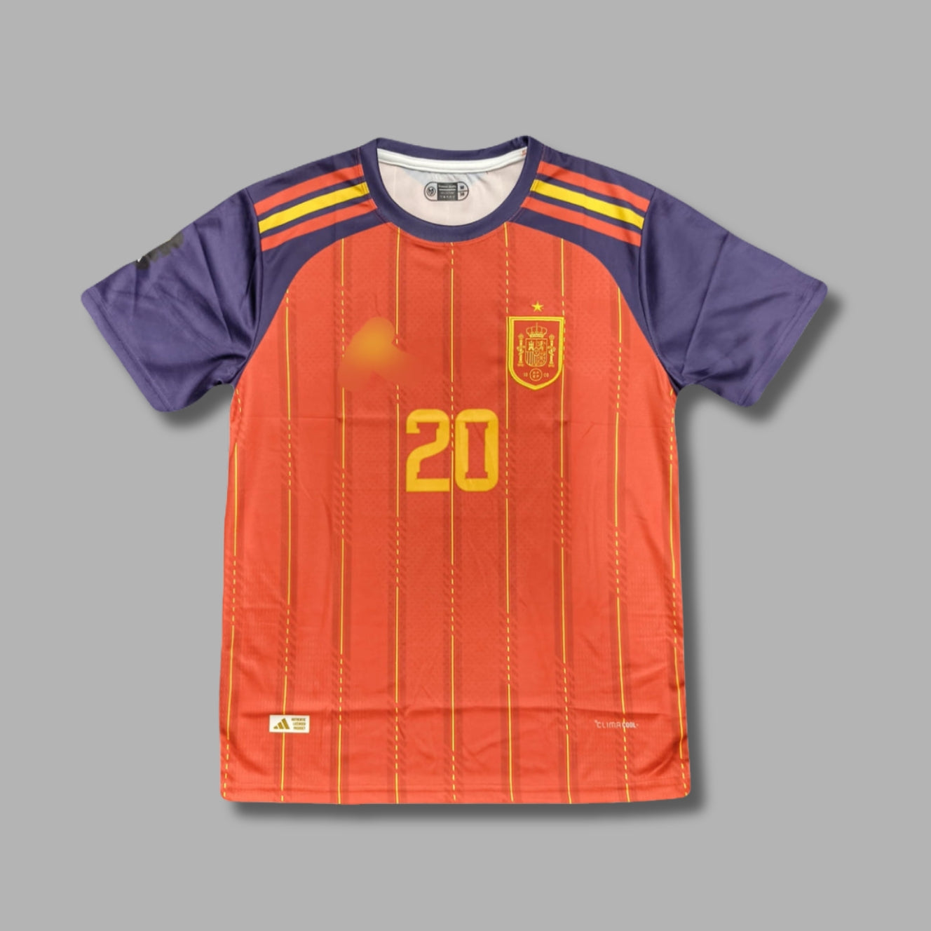Spain 2026 World Cup Pedri Half Sleeve Embroidery Jersey | Jersey Kada