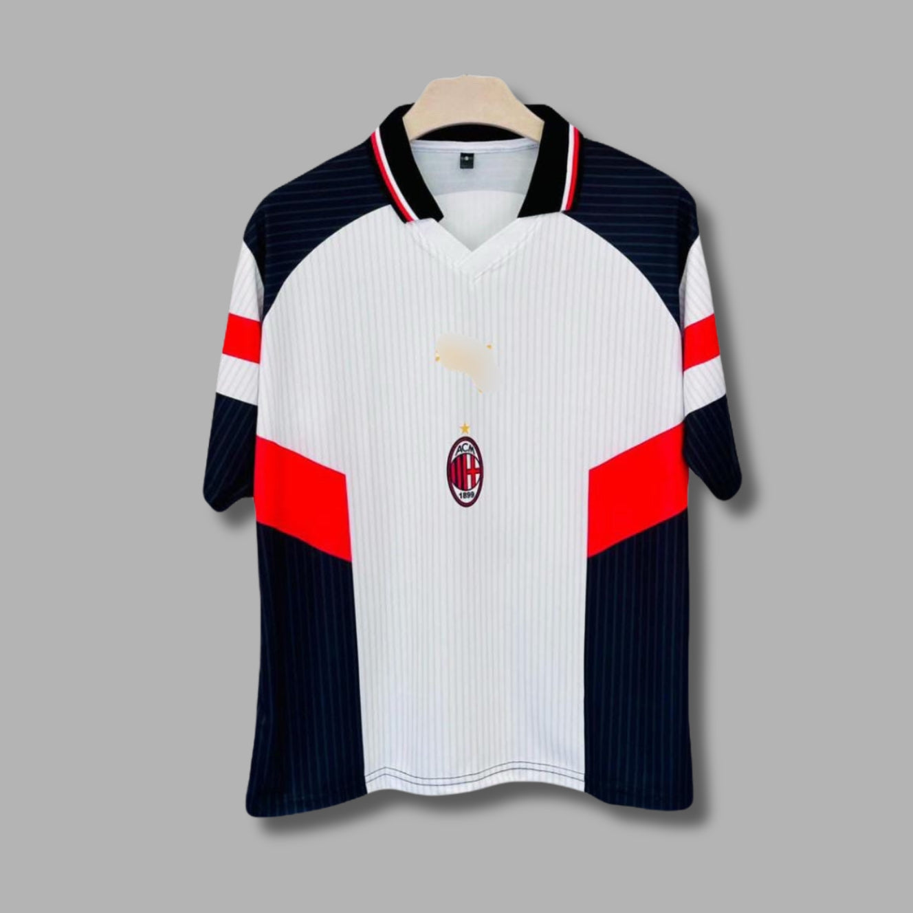 Ac Milan 1997-98 Maldini away Five sleeve Collar  sublimation P1429 | Jersey Kada
